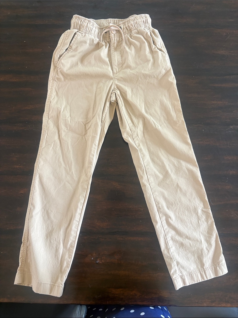 Crewcuts Men's Drawstring Chino Pants in Light Khaki